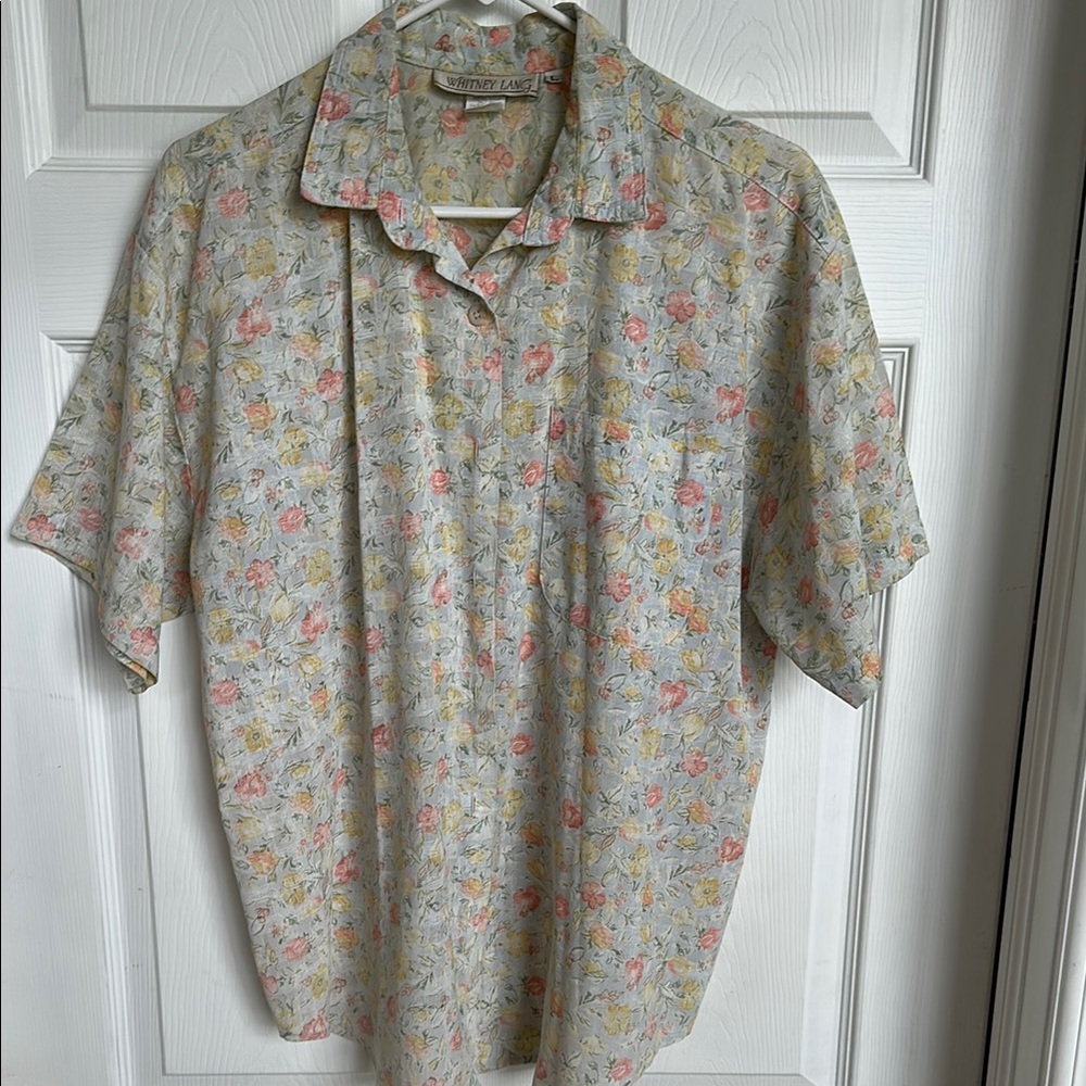 Floral Patterned Men's Shirt
